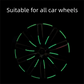 ⏳Limited Sale🔥Popular Fluorescent Car Wheel Hub Tag
