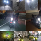 Universal Motorcycle LED Strong Light High and Low Beam Spotlight