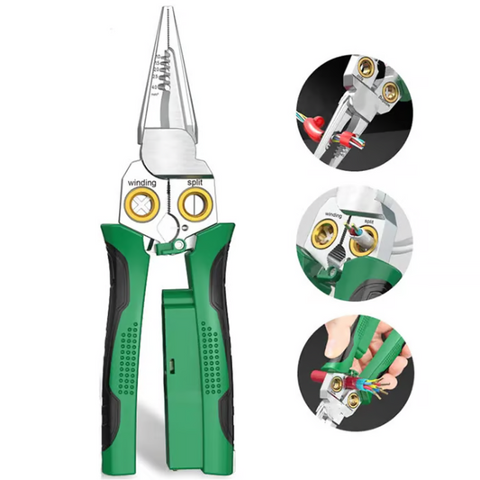 Multi-Functional Wire Stripper Scissors With Electrical Test