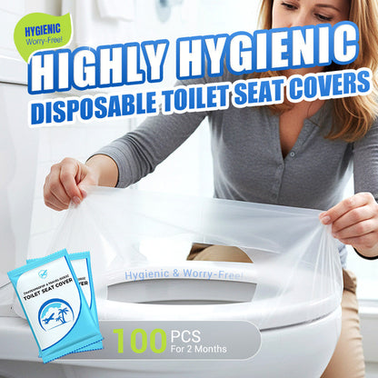 🎁2026 Hot Sale🎁💥 Disposable Plastic Toilet Seat Cover - No Worry Of Public Toilet Anymore👋