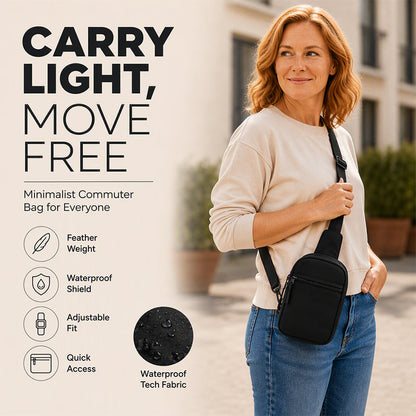 🎒49% OFF NOW ! ✨Upgraded 2.0 Travel Sling Bag | Anti-Theft, 500D Nylon, RFID Protection
