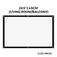🥳2026 HOT SALE🥳💞50K+ SOLD!✨ High Definition Projection Screen - 120-inch Diagonal with Matte White Surface for Crystal Clear Home Cinema Experience 🎬🌟