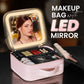 💄Flawless Makeup Anywhere – Portable LED Mirror Makeup Bag!✨