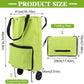 ❄️2-in-1 Foldable Shopping Trolley – Sturdy Shopping Bag on Wheels for Supermarket, Market & Travel
