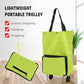 ❄️2-in-1 Foldable Shopping Trolley – Sturdy Shopping Bag on Wheels for Supermarket, Market & Travel