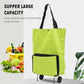 ❄️2-in-1 Foldable Shopping Trolley – Sturdy Shopping Bag on Wheels for Supermarket, Market & Travel