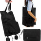 ❄️2-in-1 Foldable Shopping Trolley – Sturdy Shopping Bag on Wheels for Supermarket, Market & Travel