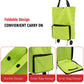 ❄️2-in-1 Foldable Shopping Trolley – Sturdy Shopping Bag on Wheels for Supermarket, Market & Travel