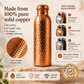 💧Premium Water Bottle Made of 100% Solid Copper – Plastic-Free and Inspired by Ayurveda