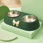 Stainless Steel Detachable Double Pet Bowl