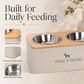 Stainless Steel Detachable Double Pet Bowl
