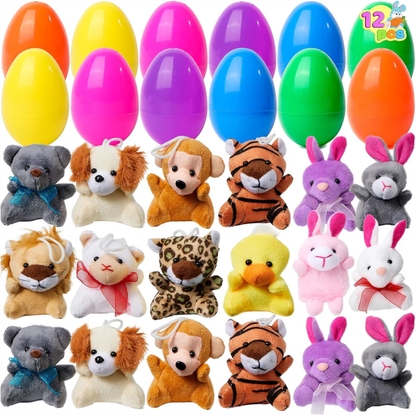 🎁Easter Hot Sale 50% OFF🎁Prefilled Easter Eggs with Stuffed Animals Toys