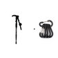 ⛰️Adjustable Aluminum Alloy Trekking Pole – Durable, Shock-Absorbing, Lightweight 🌲