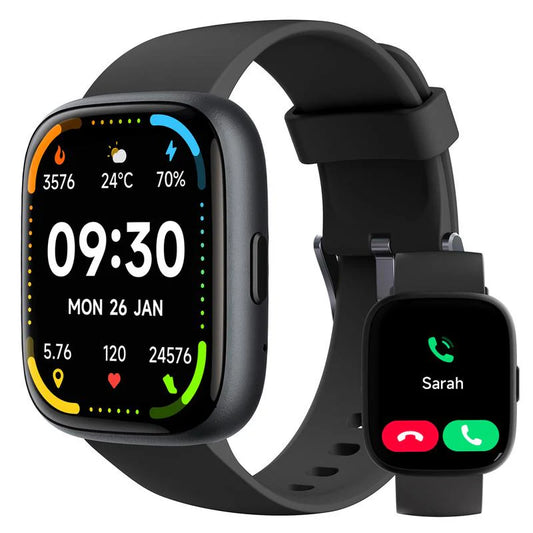 ⌚Smart Watch for Women & Men – Make/Answer Calls, 100+ Sports Modes, Sleep Tracker & IP68 Waterproof! 💪📲