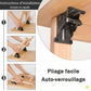 ⏳Limited 50% Discount🎁Heavy Duty Folding Table Leg Brackets with Self-Locking Hinges