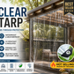 Heavy Duty Weatherproof Clear Tarps 14 Mil