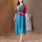 💃2026 New Arrival Pre-Sale💕Women's Elegant Flowy Floral Print Plus Size Dress