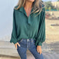 🔥HOT SALE 49% OFF💕Women's Elegant Solid Color Button-Up Shirt