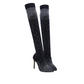 🔥🖤49% OFF🔥Women’s Sparkly Faux Diamonds Over-the-Knee Boots👠
