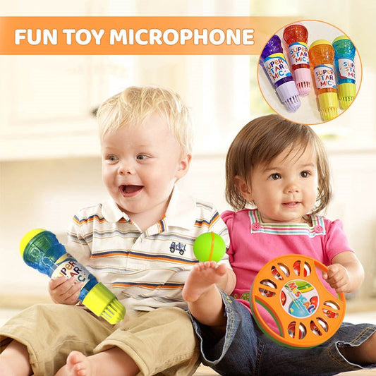Fun Toy Microphone with Stickers for Kids