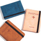 Portable PU Leather Travel Passport Holder