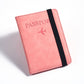 Portable PU Leather Travel Passport Holder