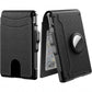 ✨Wallet for Men - with Pop Up Aluminum Case Money Clip Slim Leather Slots Credit Card Holder RFID Blocking Bifold Minimalist Wallet