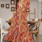 ⏳Limited-time 49% off⏰V-Neck Bohemian Side Split Flowy Dress👗
