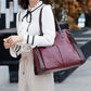 Stylish Retro Large Capacity Shoulder Handbag