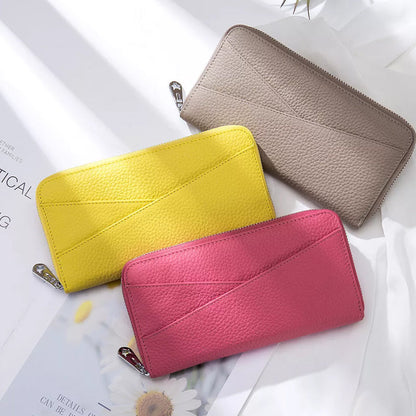 Anti-theft RFID Blocking PU Leather Wallet