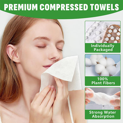 Mini Compressed Face Towel Tablets