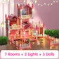 📢📢49% OFF!!⏰DIY Luminous Princess Castle Dollhouse
