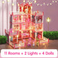📢📢49% OFF!!⏰DIY Luminous Princess Castle Dollhouse