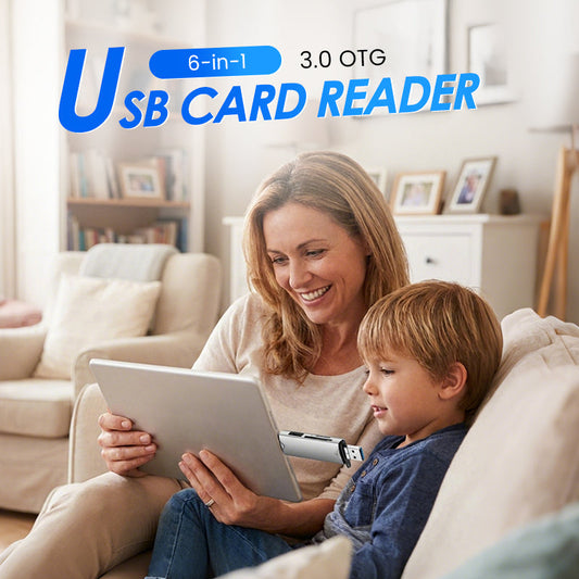 📢📢49% OFF !!!⏰6-in-1 USB 3.0 OTG Card Reader