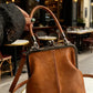 Vintage Kiss-Lock Bag – 2-in-1 Carry & Organized