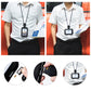 🎫🔗 49% OFF NOW! 🔖 Retractable ID Badge Holder with Lanyard – 360° Metal Swivel Clip, 32-Inch Cord & Breakaway Safety Buckle 🛡️