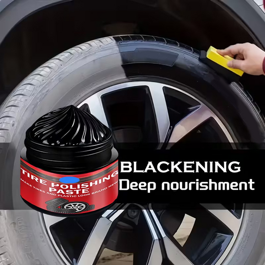 🚗 BUY 1 GET 1 FREE! ✨ Car Tire & Plastic Trim Renewal Paste – Restores Shine, Prevents Cracking & Easy Application 🛞