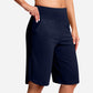 ⏰Last Day Sale 49% OFF🔥Women's Bermuda Shorts with Pockets -👍Knee Length Athletic Casual Long Shorts