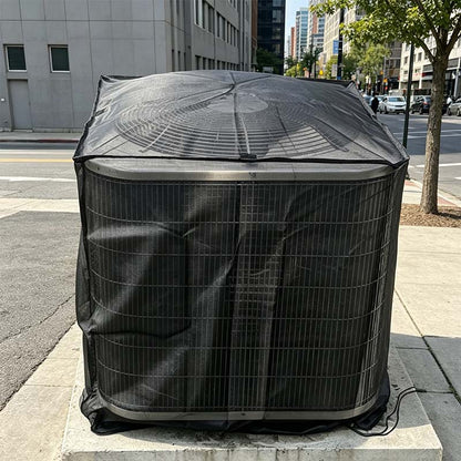 ❄️ Outdoor Air Conditioner Cover with Mesh Sides – Durable, Ventilated & Weather-Resistant Protection 💨✨