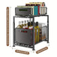 💪🥫 FLASH SALE 49% OFF! Double-Tier Pull-Out Shelf Cabinet Organizer – 5 Height Levels, 2 Tiers, Carbon Steel, Large Capacity, No Assembly Required ✨