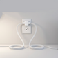 Dual Split Extension Power Strip