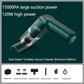 ⏰Cordless Car Vacuum – 10000Pa Suction & 4000mAh Battery 🚗
