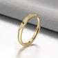 Minimalist Initial Ring for Everyday Elegance