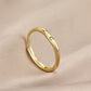 Minimalist Initial Ring for Everyday Elegance
