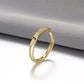 Minimalist Initial Ring for Everyday Elegance