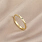 Minimalist Initial Ring for Everyday Elegance