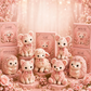 🎀49% OFF🎁Pink Enchanted Forest DIY Felt Patchwork Kit