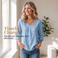 👚 Flowy V-Neck Top with Breezy Silhouette
