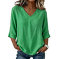 👚 Flowy V-Neck Top with Breezy Silhouette
