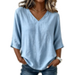 👚 Flowy V-Neck Top with Breezy Silhouette